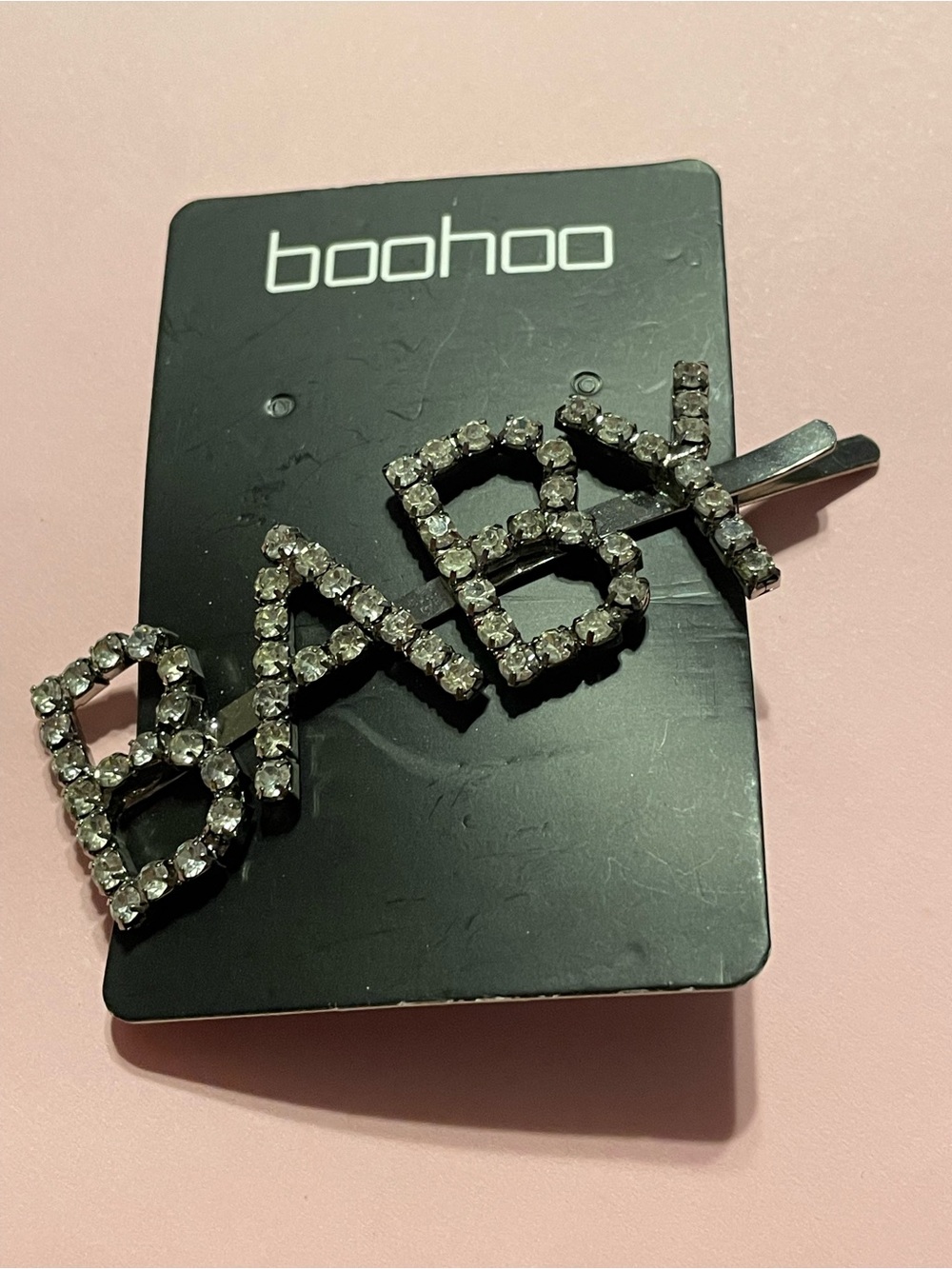 Boohoo Baby Rhinestone Hair Clip #0135 ❤️🔥